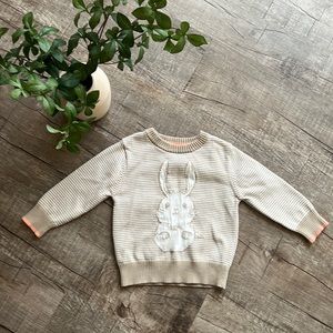 Cat & jack Easter bunny sweater size 2T